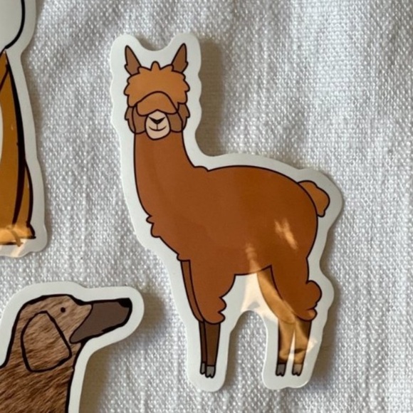 Alpaca Vinyl Sticker - Picture 6 of 11